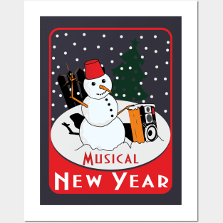 Musical New Year Posters and Art